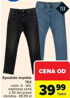 spodnie męskie