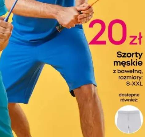szorty męskie