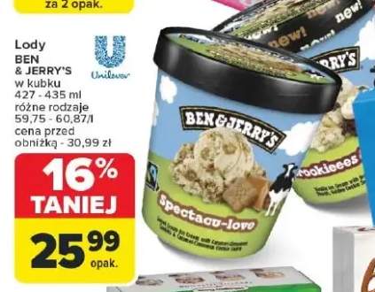 lody Ben Jerrys