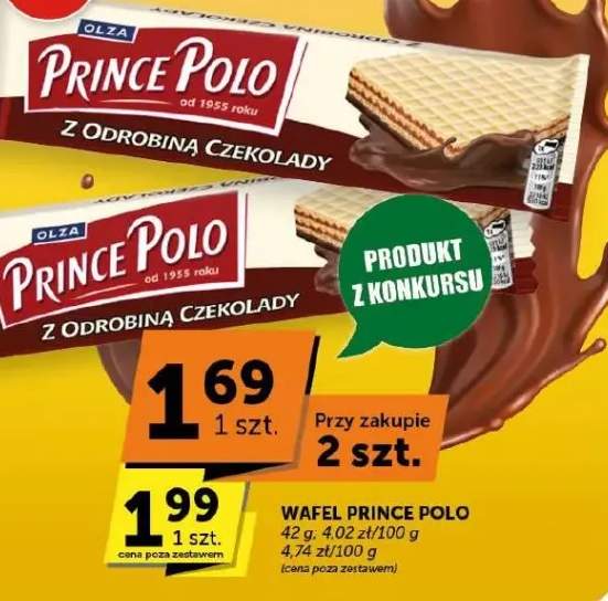 wafel Prince Polo