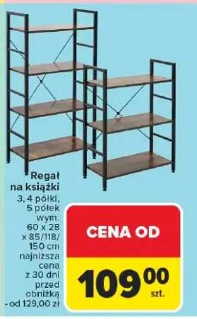 regał na książki