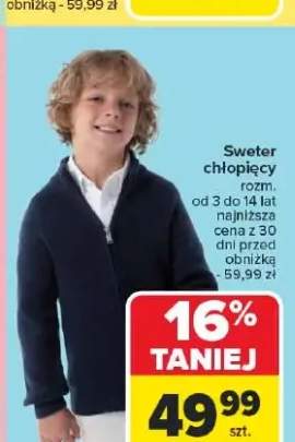sweter chłopięcy