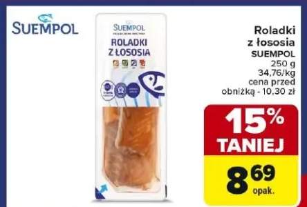 roladki z łososia
