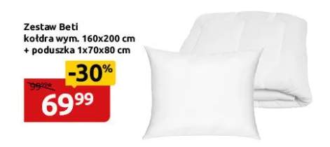 zestaw kołdry z poduszką