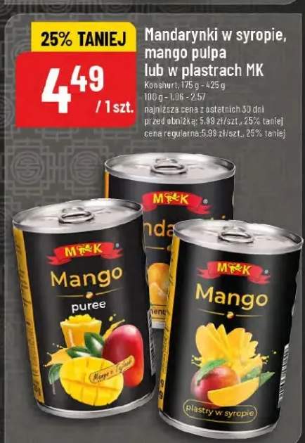 pulpa z mango