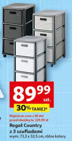 regał z szufladami