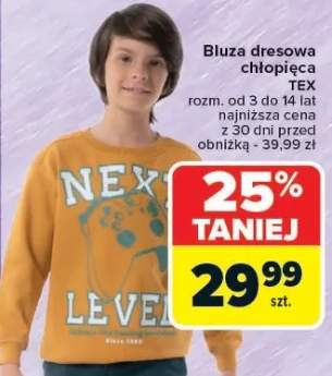 bluza dresowa chłopięca