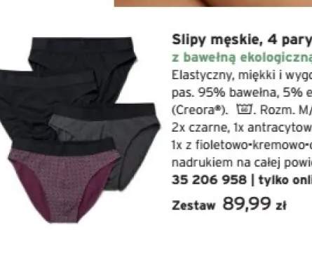 slipy męskie