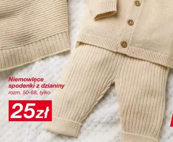 spodenki niemowlęce