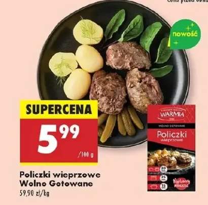 policzki wieprzowe wolno gotowane