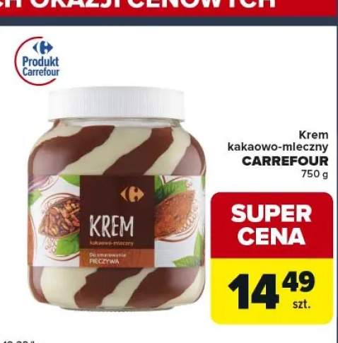krem kakaowo-mleczny