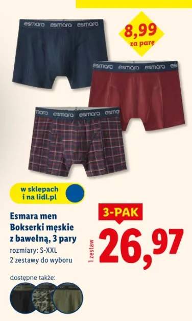 bokserki męskie