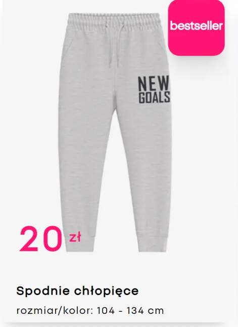 spodnie chłopięce