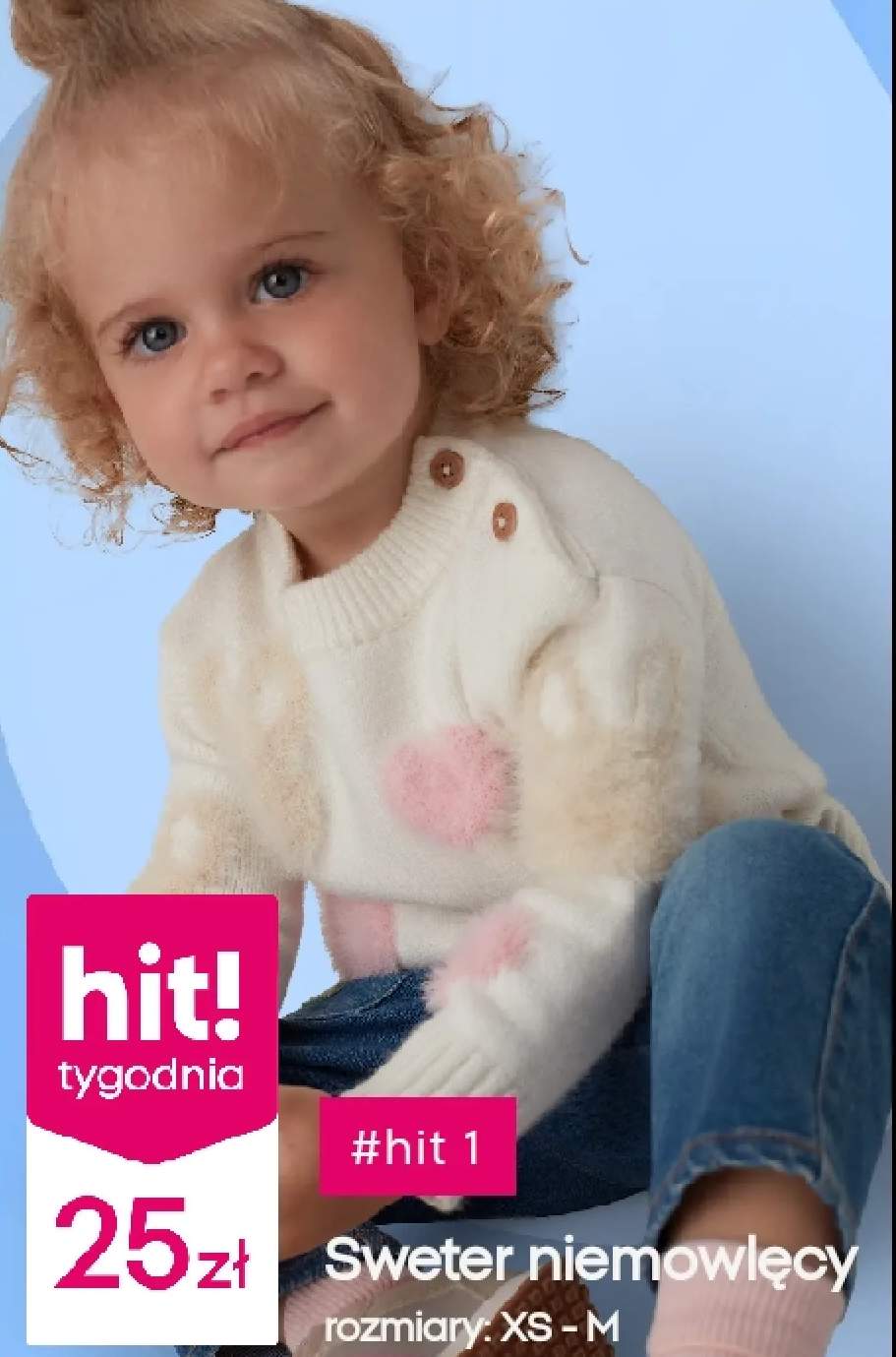 sweterek niemowlęcy