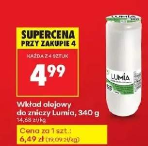 wkład olejowy do znicza