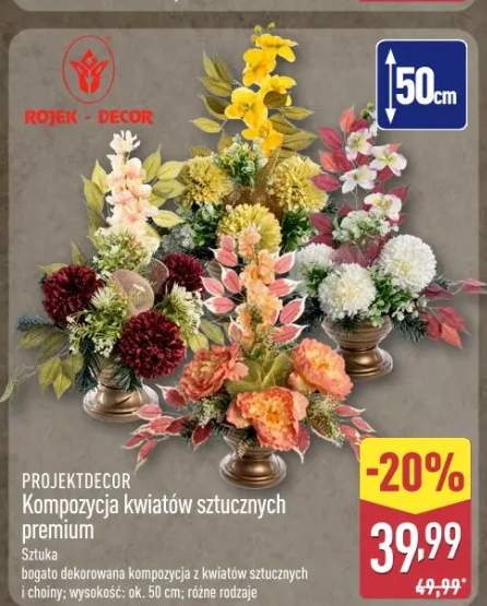 kwiaty sztuczne