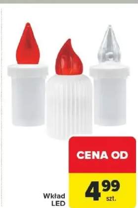 wkład LED do znicza