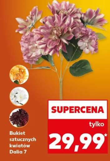 bukiet sztucznych kwiatów