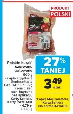 burki czerwone gotowane