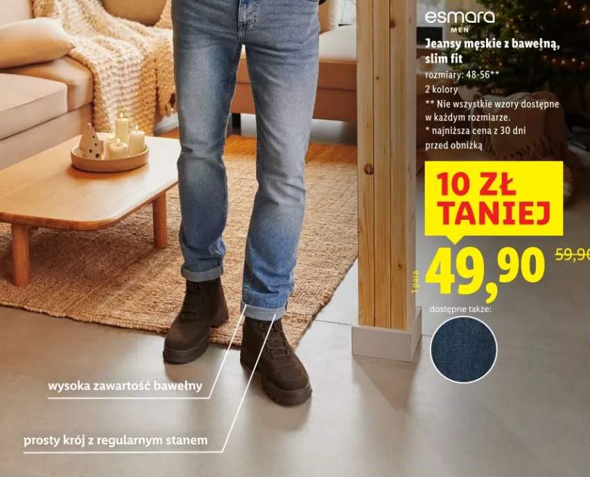 jeansy męskie