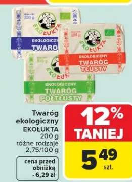 twaróg ekologiczny