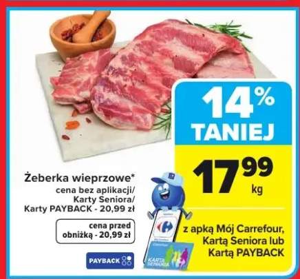 żeberka wieprzowe