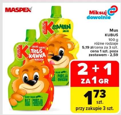 Mus Kubuś różne rodzaje