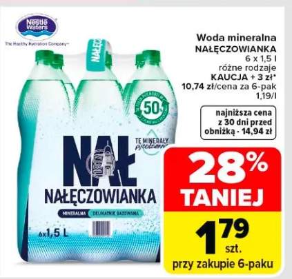 Woda mineralna Nałęczowianka