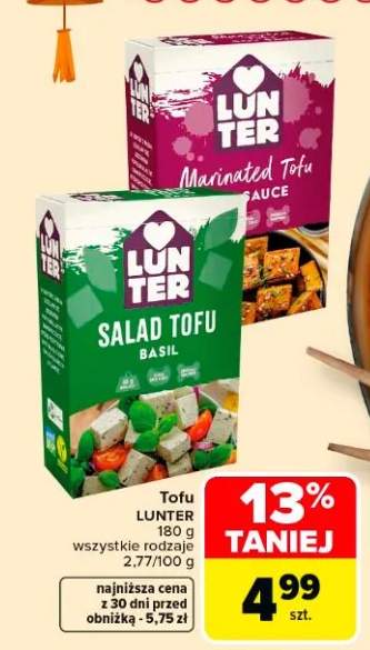 Tofu Lunter wszystkie rodzaje