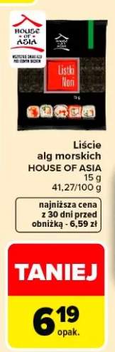 Liście alg morskich
