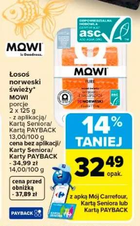 Łosoś norweski świeży mowi porcje