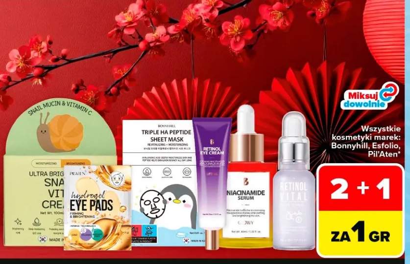 Wszystkie kosmetyki marek: Bonnyhill, Esfolio, Pil'Aten