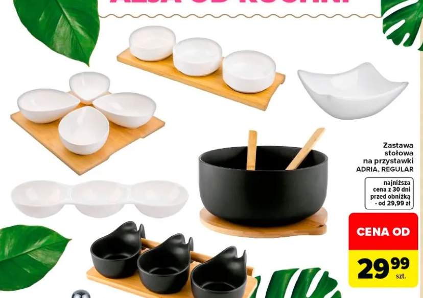 Zastawa stołowa na przystawki ADRIA, REGULAR