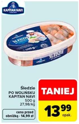 Śledzie PO WOLIŃSKU KAPITAN NAVI