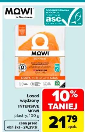 Łosoś wędzony INTENSIVE MOWI