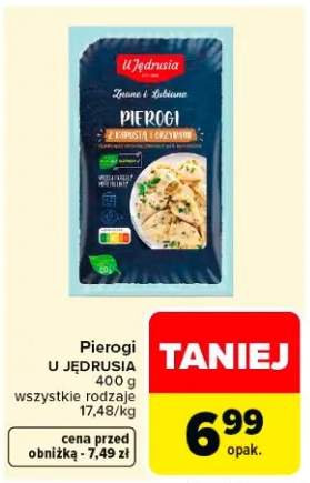 Pierogi U Jędrusia 400g wszystkie rodzaje