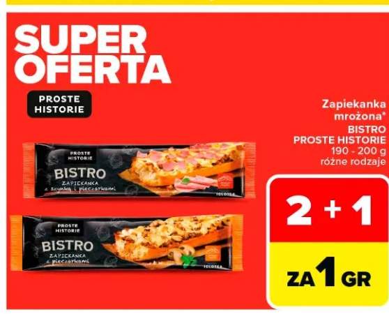 Zapiekanka mrożona Bistro różne rodzaje 190-200g