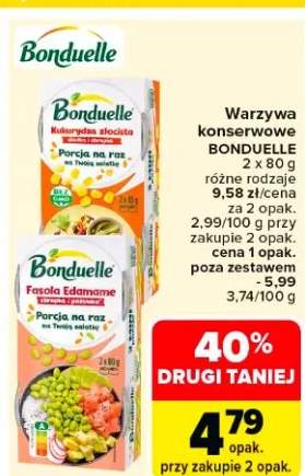Warzywa konserwowe 2x80g różne rodzaje