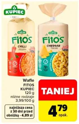 Wafle cheddar, chilli różne rodzaje