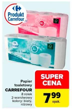 Papier toaletowy Classic & Comfort 2-warstwowy biały