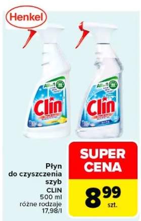 Płyn do czyszczenia szyb różne rodzaje