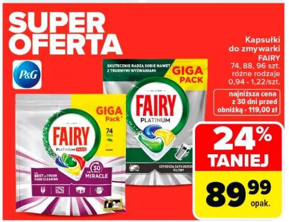 Kapsułki do zmywarki Platinum