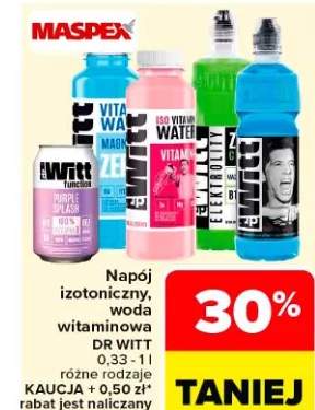 Napój izotoniczny różne rodzaje