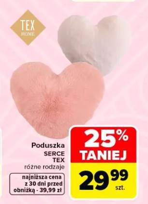 Poduszka serce różne rodzaje