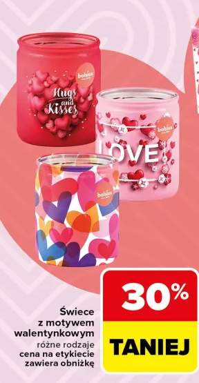 Świece z motywem walentynkowym różne rodzaje