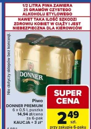 Piwo Donner Premium