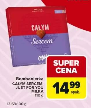 Bombonierka Sercem, Just For You Milka