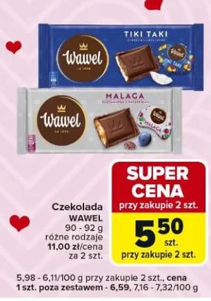 Czekolada Tiki Taki, Malaga