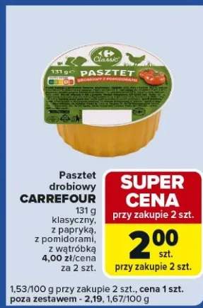 Pasztet drobiowy klasyczny, z papryką, z pomidorami, z wątróbką