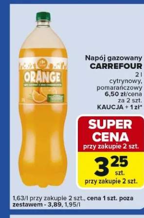 Napój gazowany cytrynowy, pomarańczowy